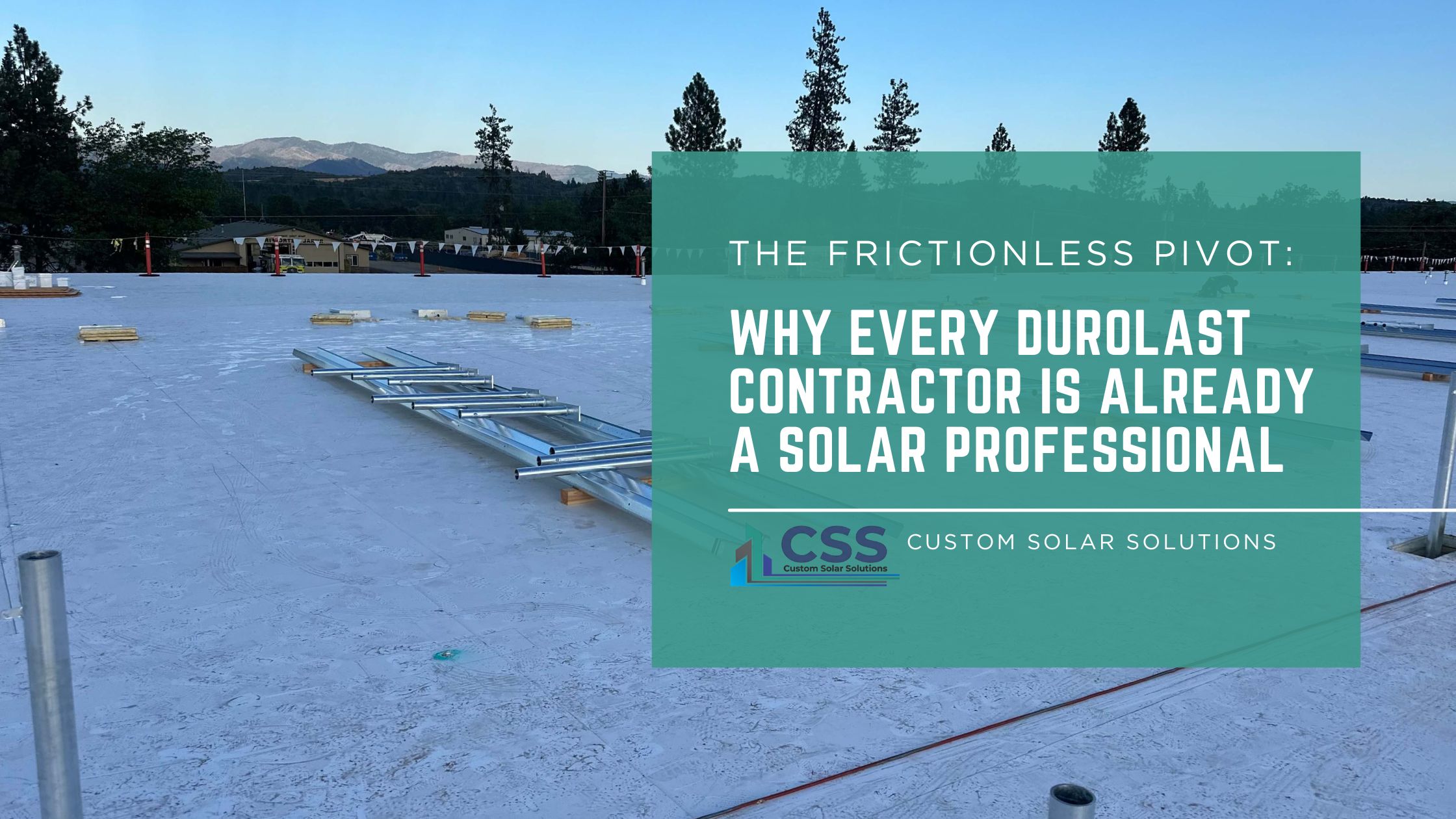 The Frictionless Pivot Why Every DuroLast Contractor is Already a Solar Professional